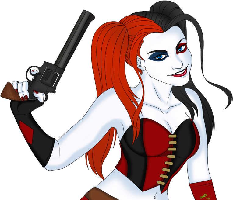 Harley Frickin' Quinn Without Background By Pirate - Comics (933x856)