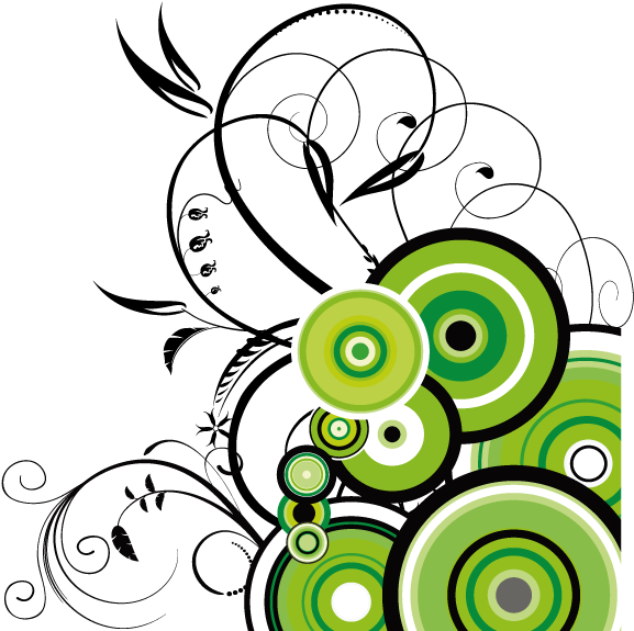 Abstract Art Flower Floral Design Clip Art - Abstract Art Flower Floral Design Clip Art (595x842)