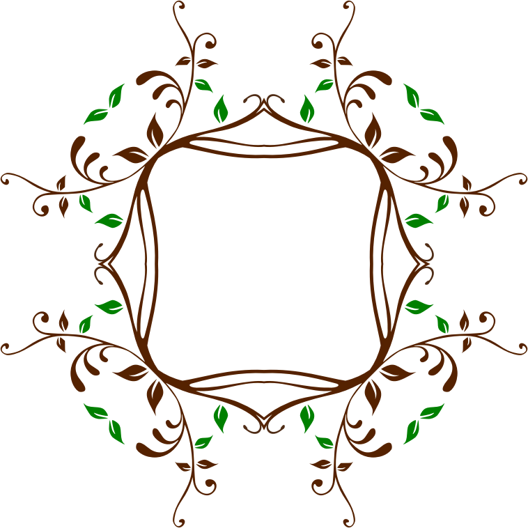 Medium Image - Vine Frame Clipart (758x758)