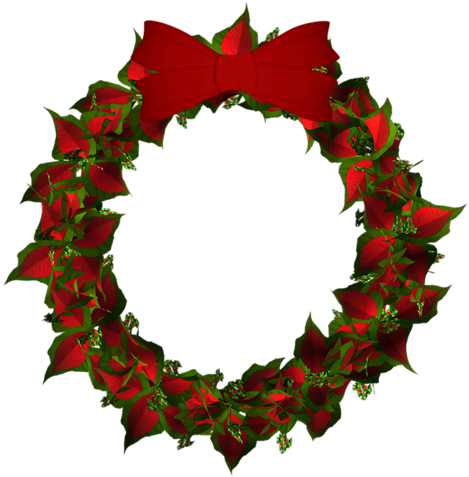 Scrap - Рождественский Венок Из Сосновых Веток (500x494)