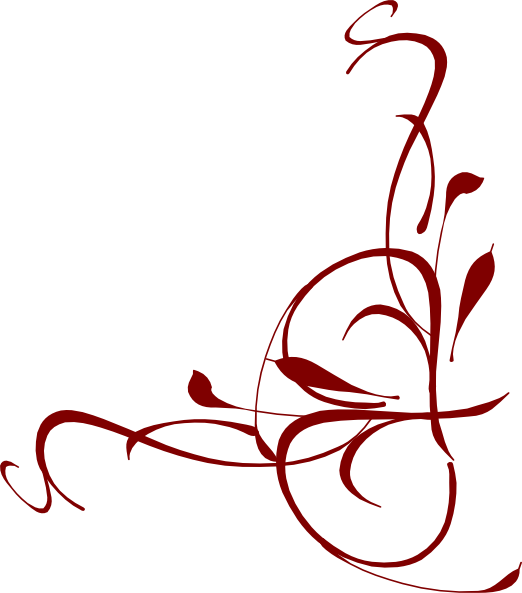 Floral Swirl Svg Clip Arts 522 X 593 Px - Fancy Elegant Swirl Clipart (522x593)