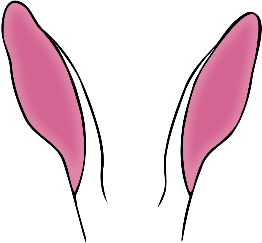 Bunny Ears No Background (1000x925)