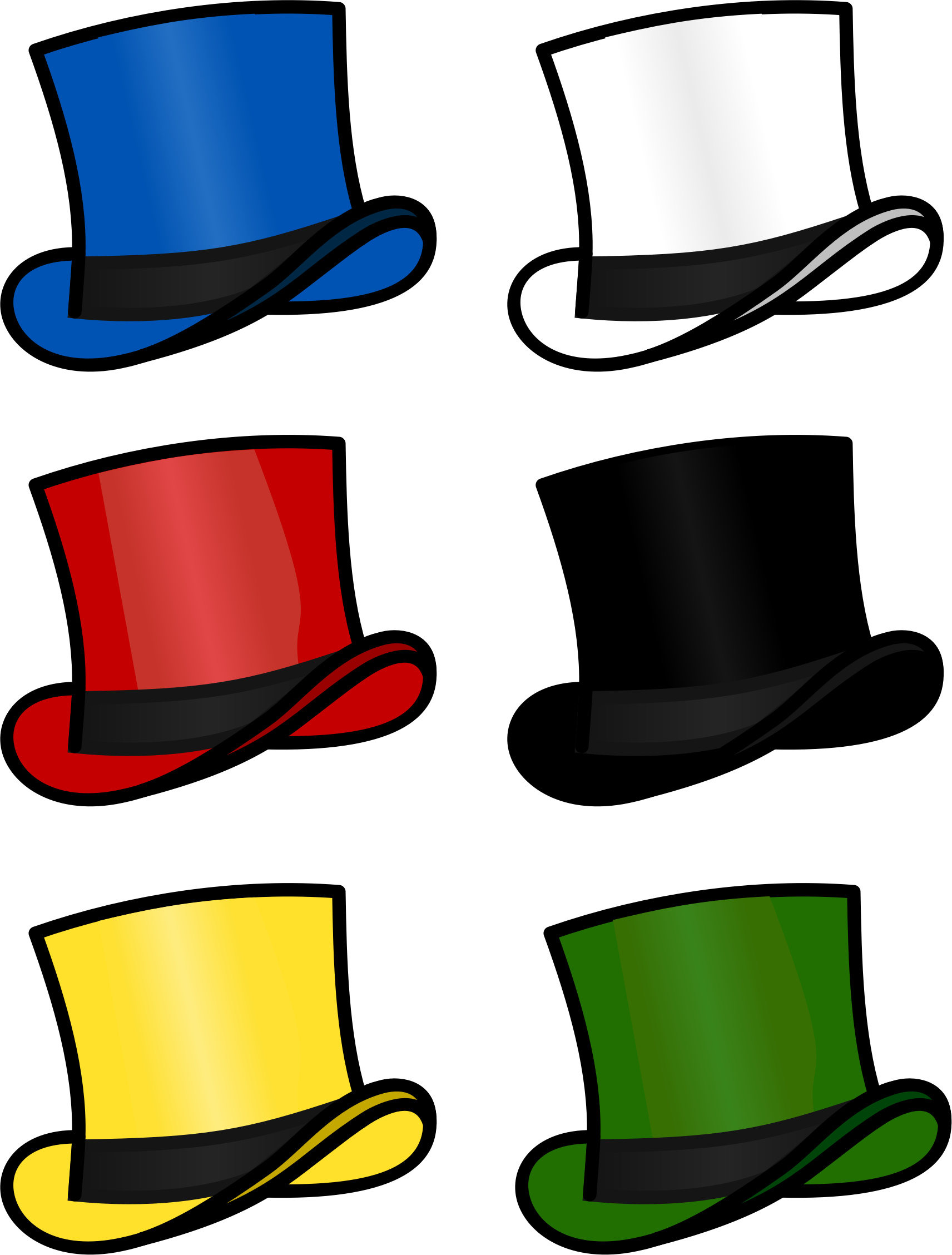 Six Thinking Hats By @cschreuders, 6 Thinking Hats - Six Thinking Hats Png (1712x2257)