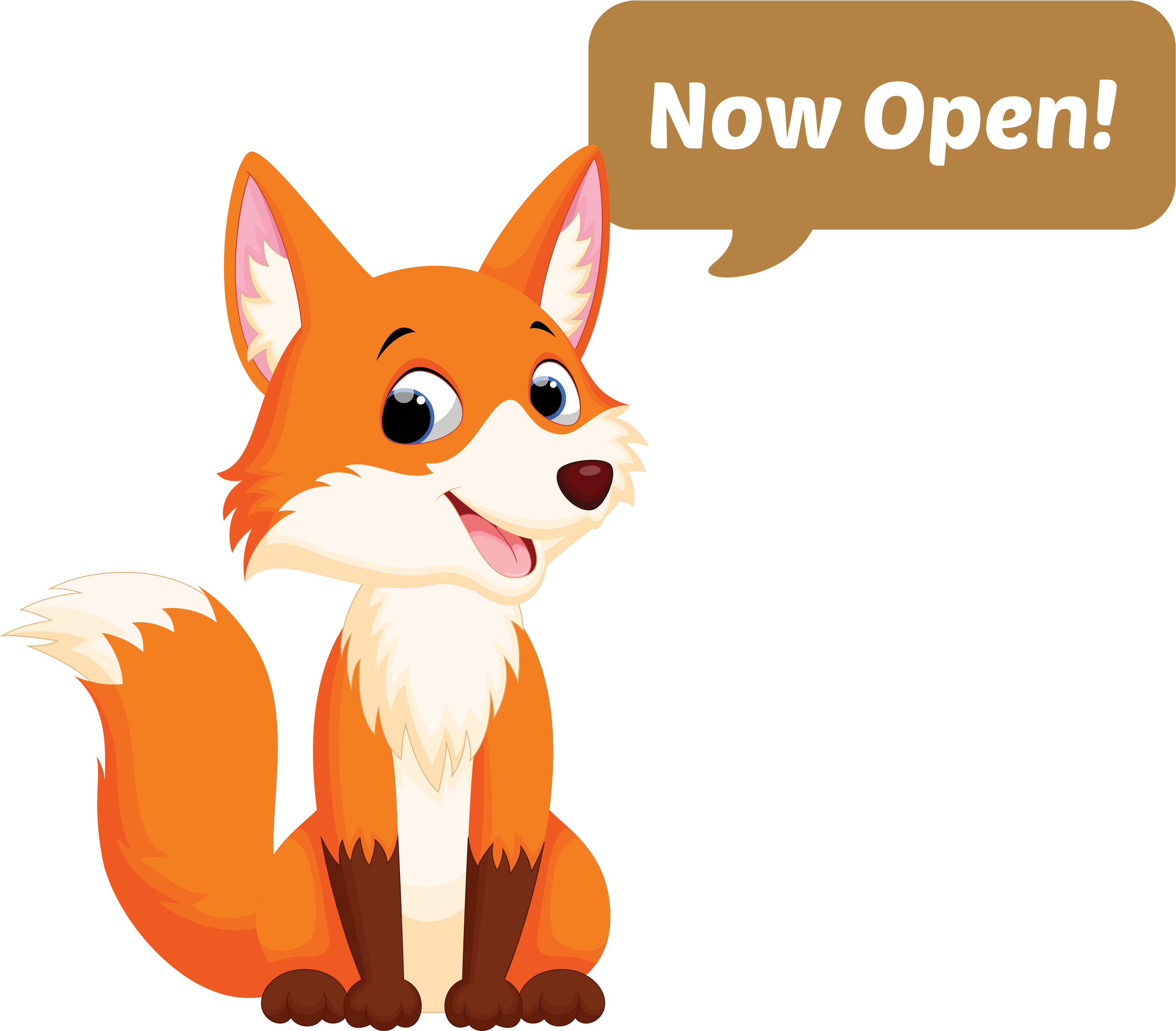 Fox Nowopen Web - Fox Clipart (3775x3254)