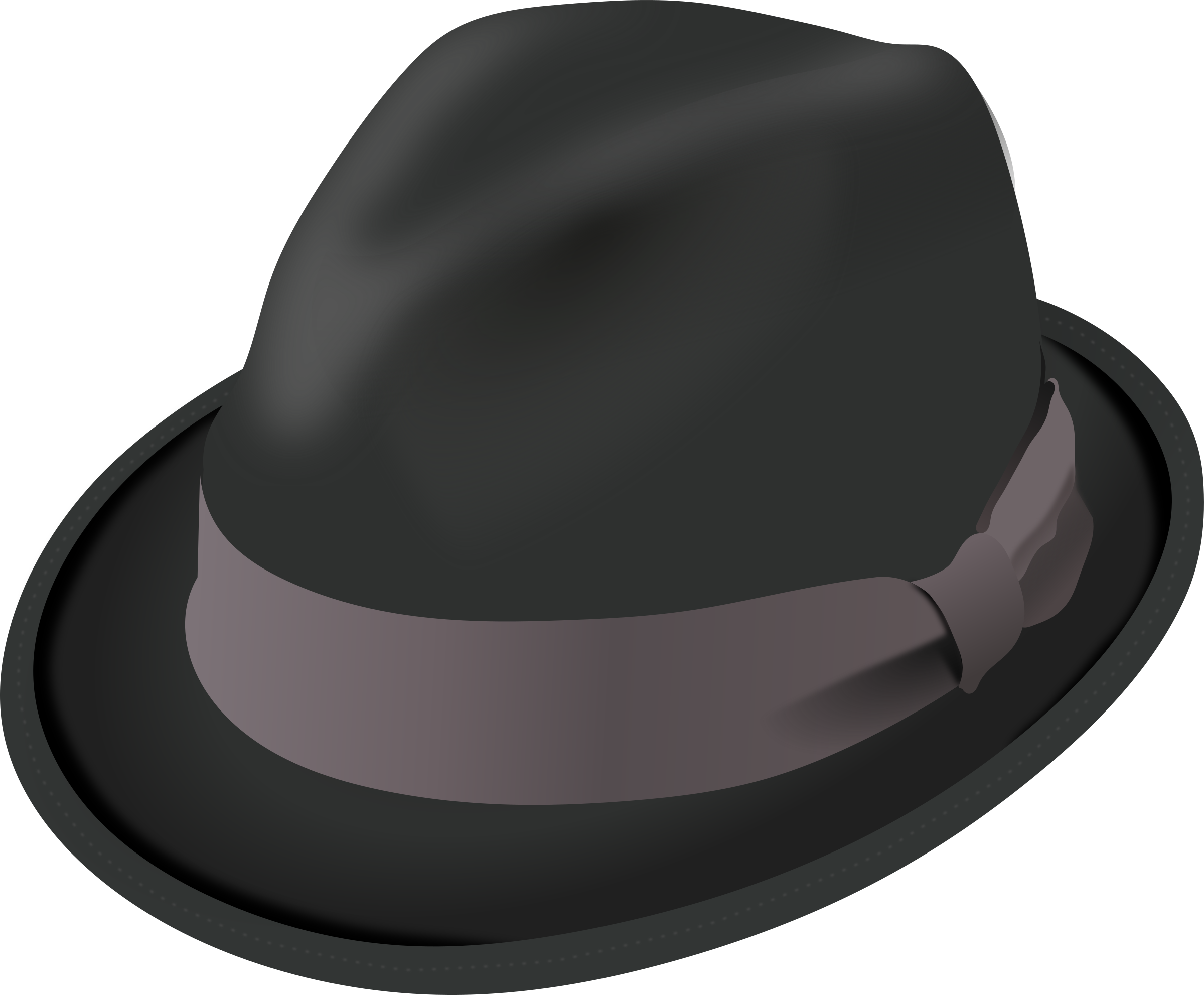 Provided By Openclipart-vectors Via Pixabay - Black Hat (2400x1983)