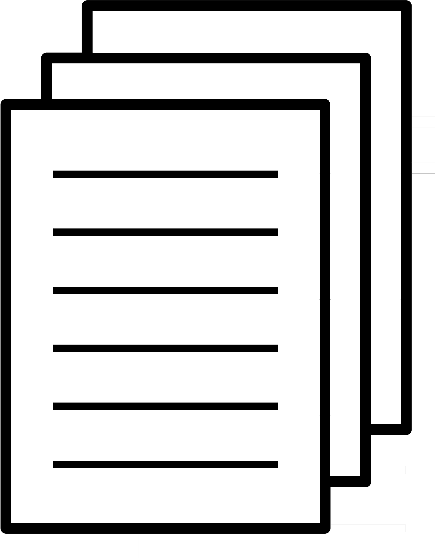 Documents sheets