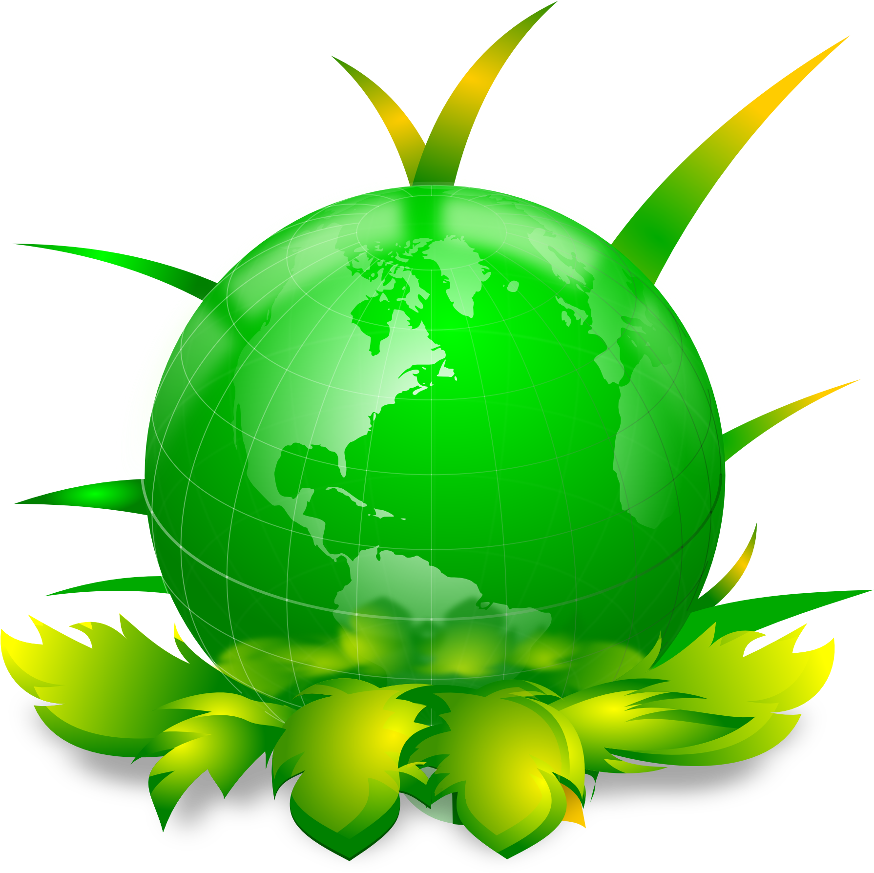 Eco Image Clipartist - Green Earth Png (1979x1979)