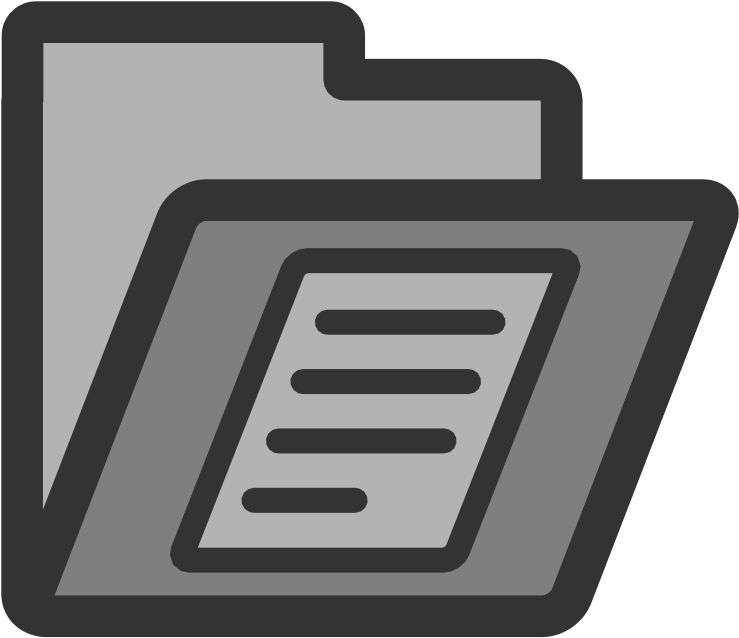 Paper Document Computer Icons Clip Art - Documents Folder Icon Png (800x800)