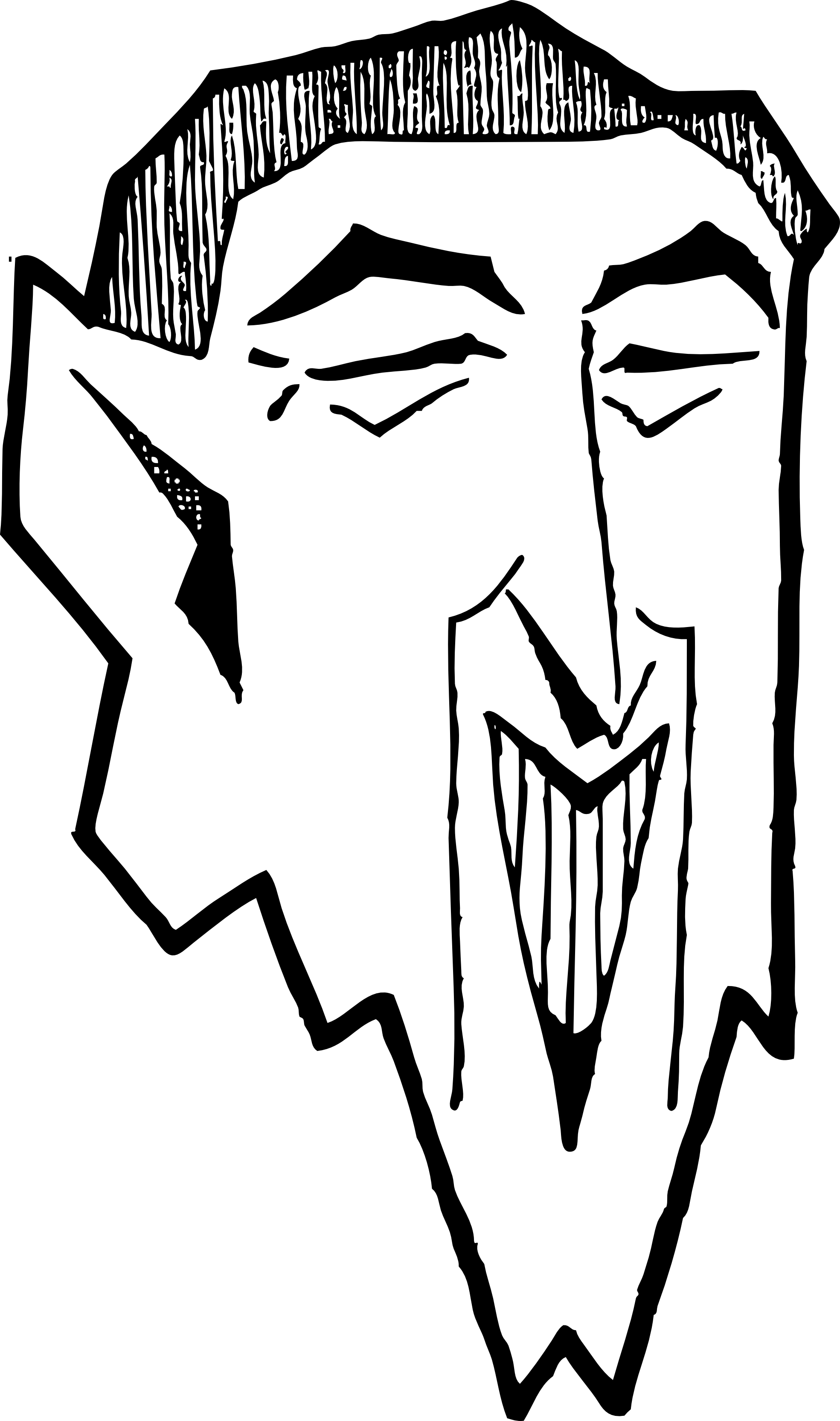 Woodrow Wilson Clipart - Outline Drawing Woodrow Wilson (1969x3329)