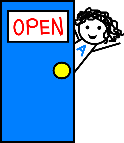 How To Set Use Abbie With Door New Blue Door Svg Vector - Blue Door Clipart (516x595)