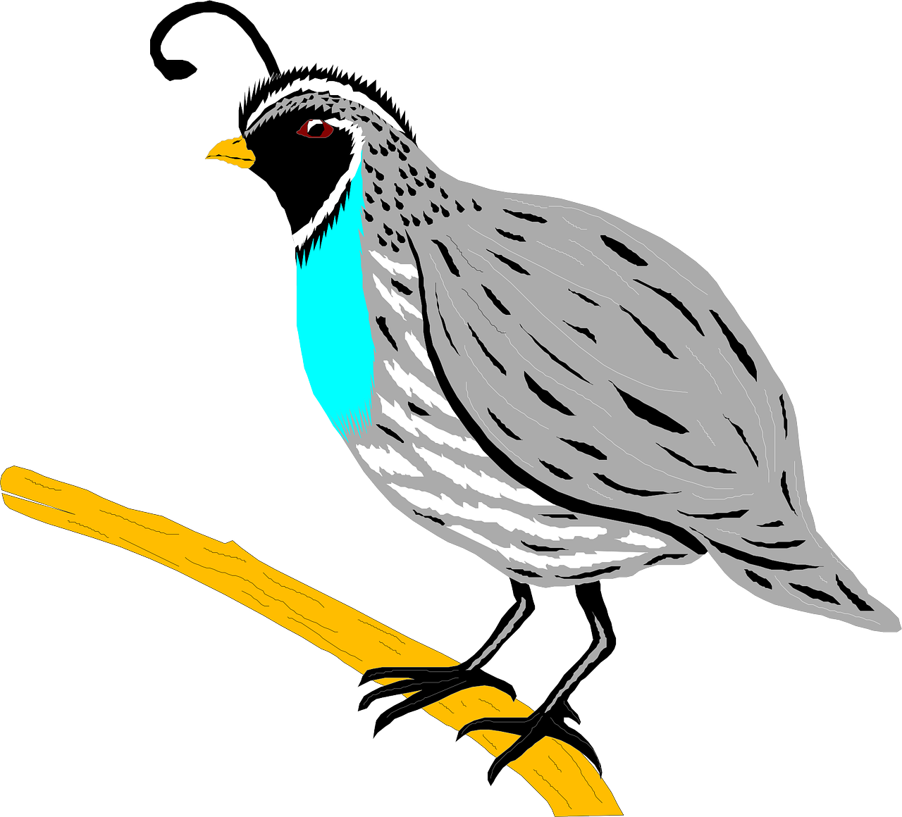 Quail Clipart Manna - Quail Clipart (1280x1160)