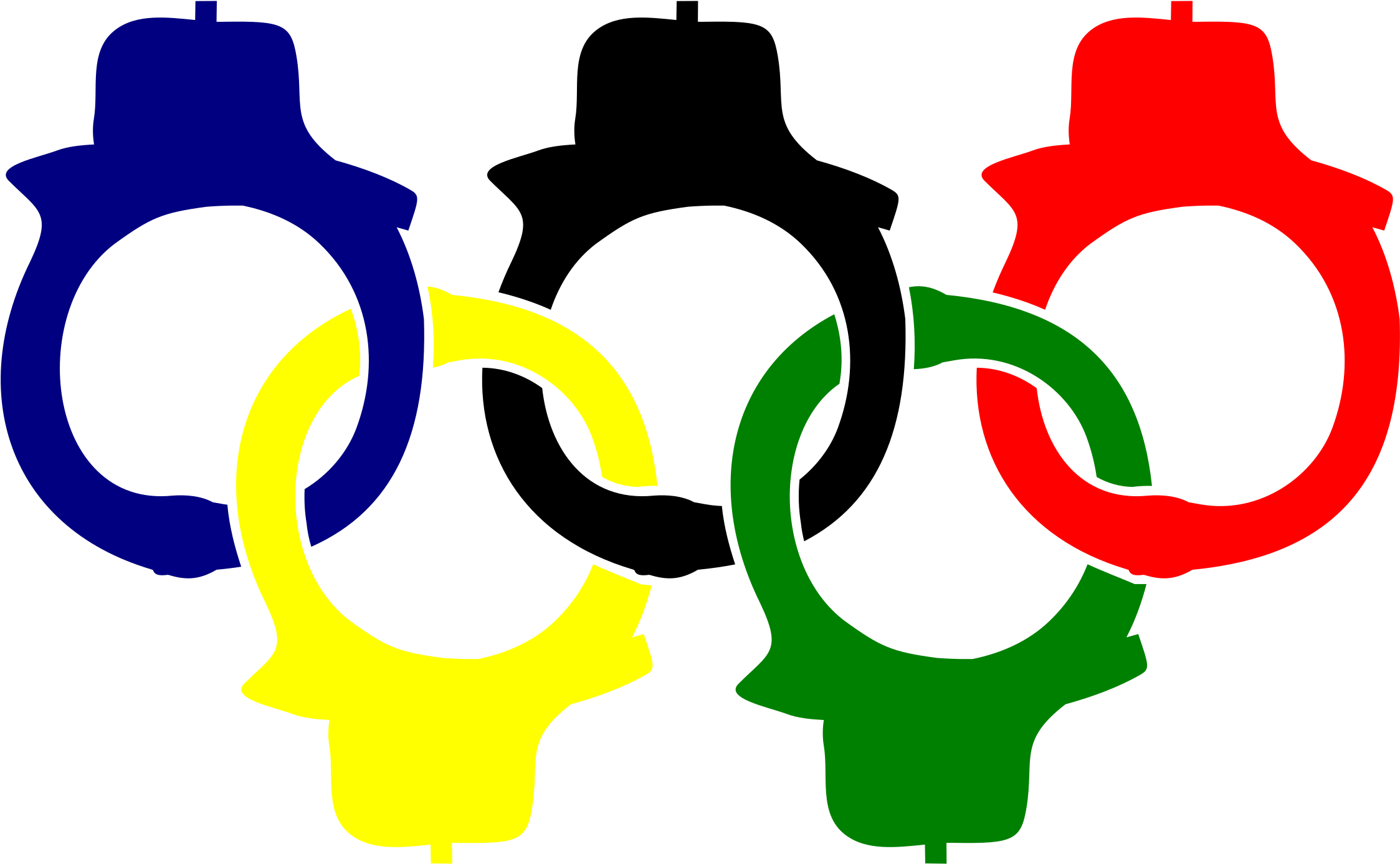 Big Image - Olimpiadi Invernali 2018 Logo (2400x1479)