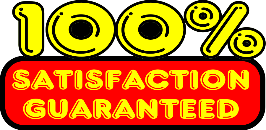 Satisfaction Guaranteed Vector Sticker Clip Art - 100 Satisfaction Guarantee Clipart (1536x750)