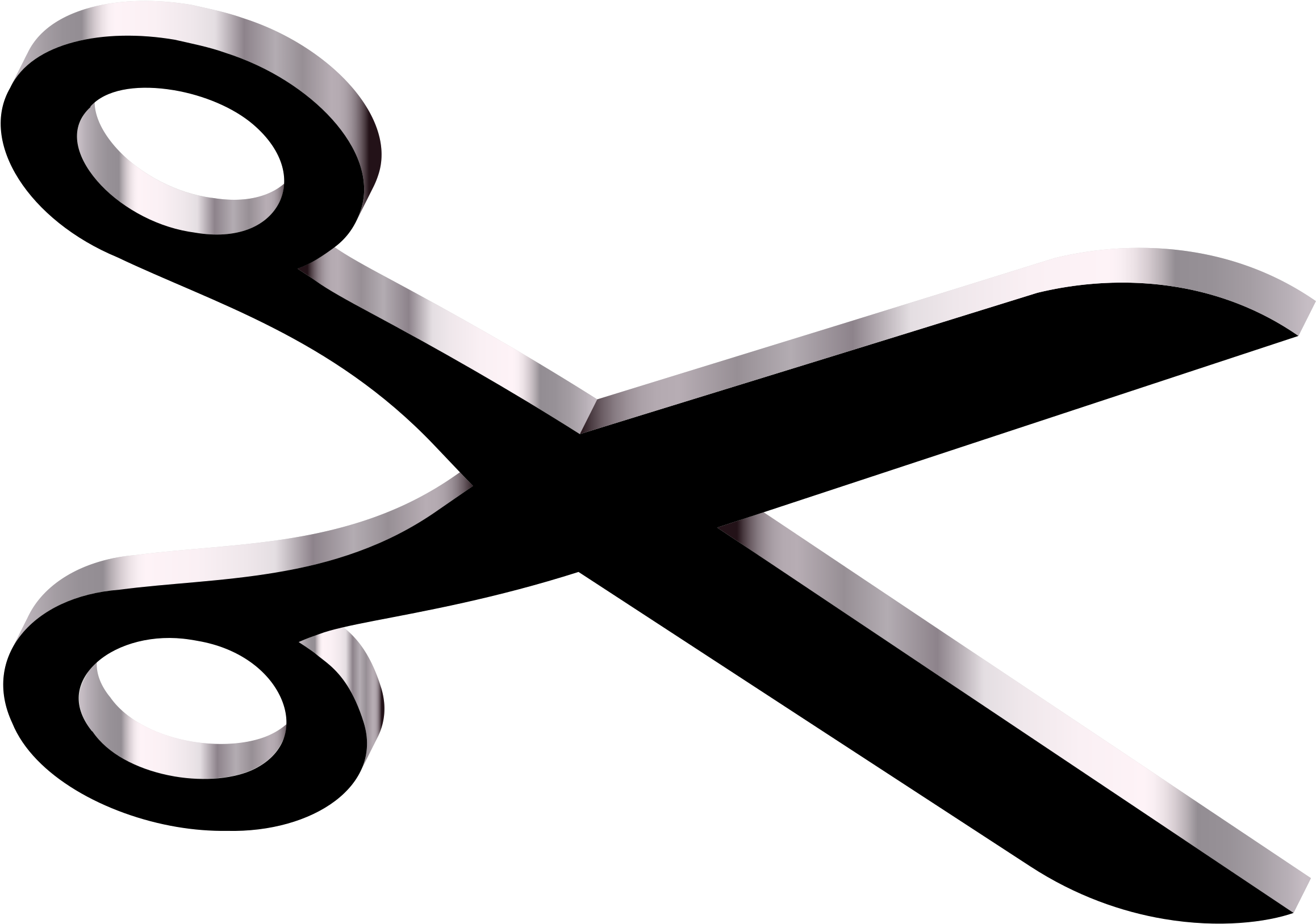 Openclipart Logo 3d - Kéo Cắt Tóc Vector (2400x1685)