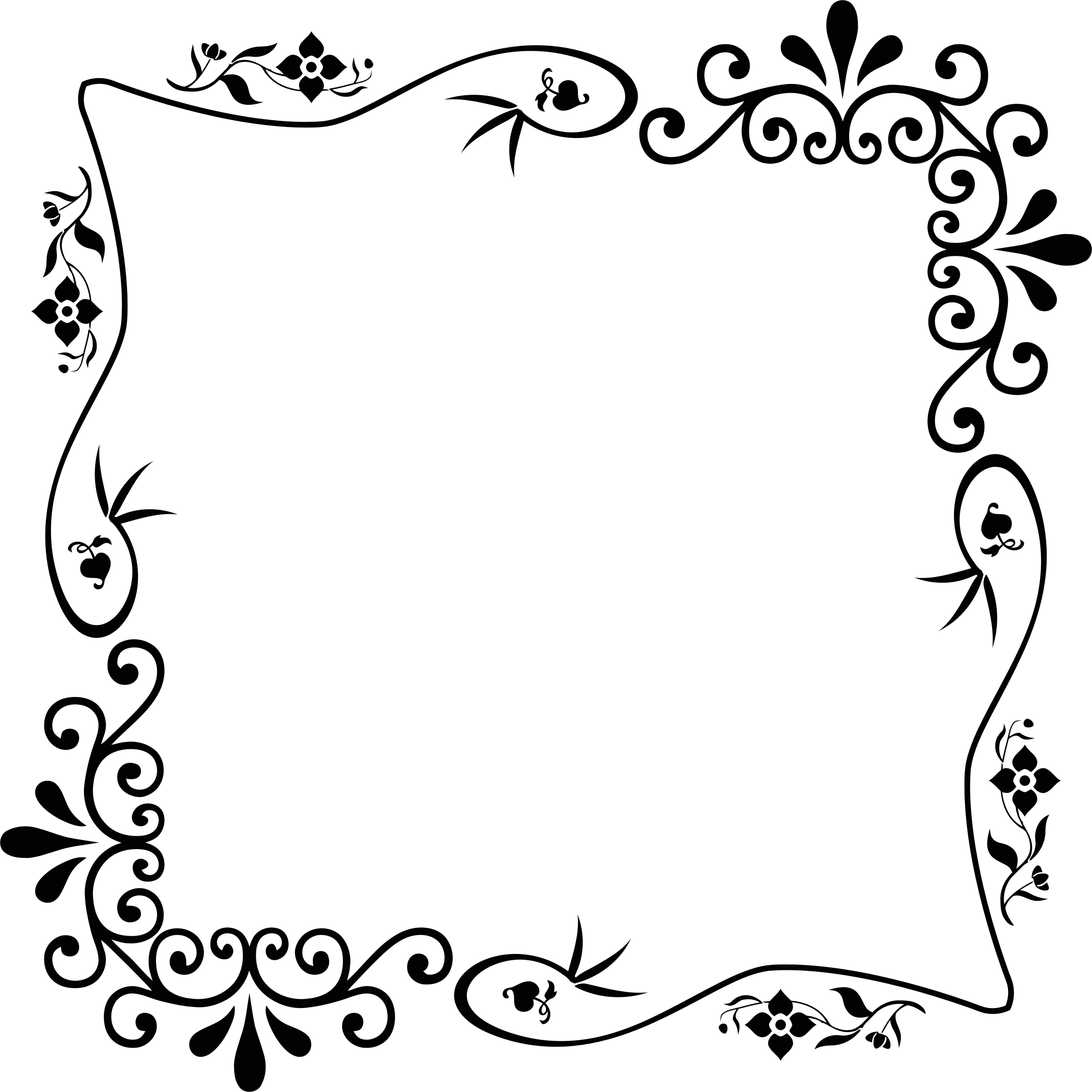 Decorative Vintage Style Frame - Vintage Free Frame Png (2262x2262)