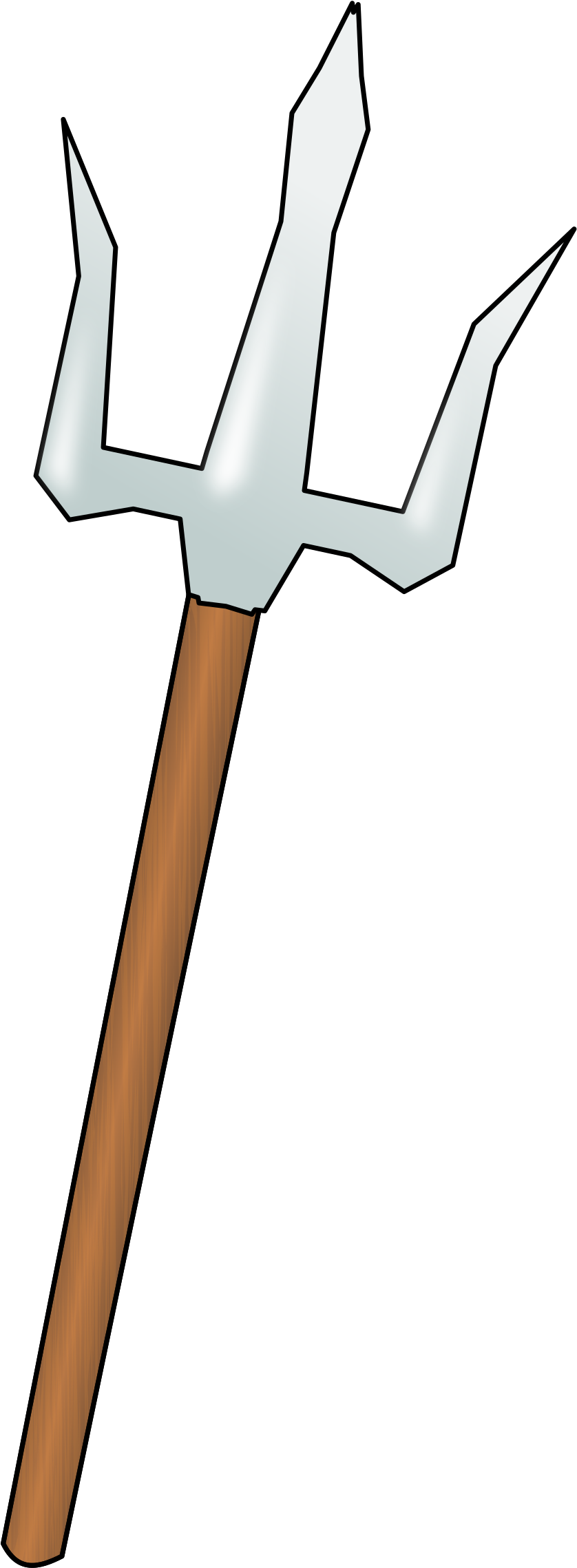 Big Image - Clipart Trident (865x2400)