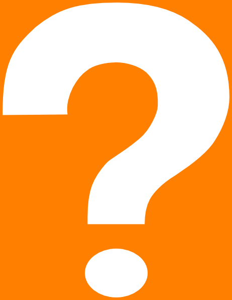 Orange Question Mark Clipart - Orange Question Mark Clip Art (462x596)