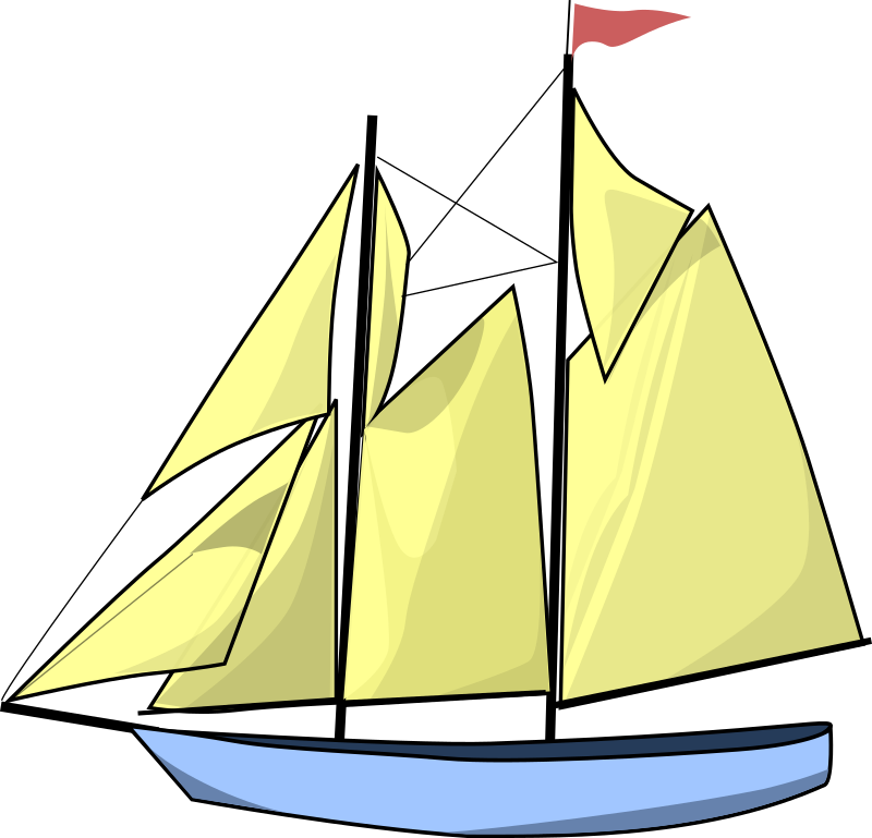 By Firkin - Sailboat Clip Art (800x769)