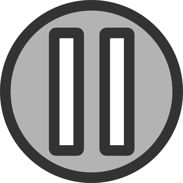 Pause Clip Art - Portrait Of A Man (800x800)