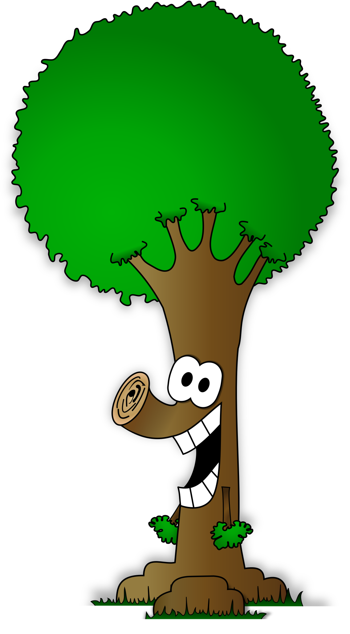Find This Pin And More On What I Made With Inkscape - Personification Tree (1697x2400)