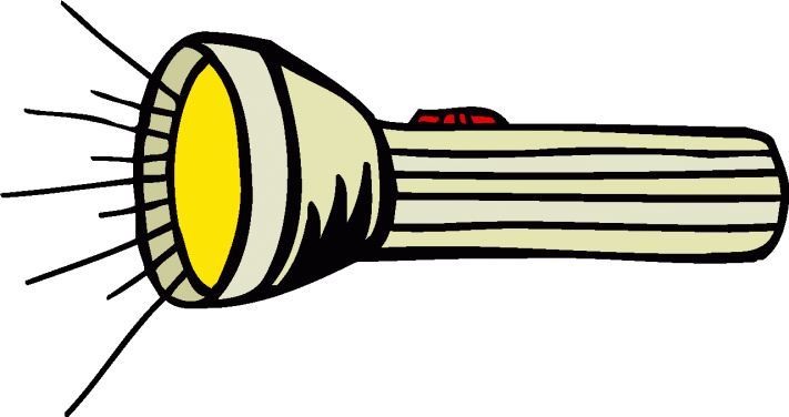 Die Taschenlampe - Taschenlampe Clipart (711x376)