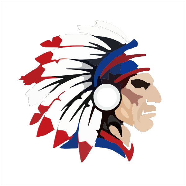 Indian Head Outline Clip Art At Clipart Library - Native American Art Logo Png (600x600)