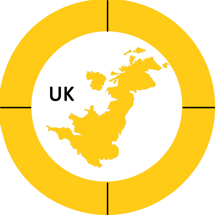 Choose Your Best Program Abroad - Uk Map (700x700)