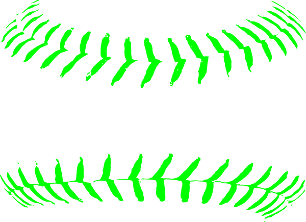 Softballstitches Clip Art At Clker - Baseball Clipart (600x435)