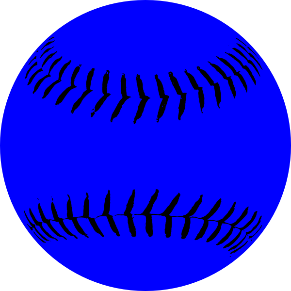 Softball Clip Art At Clker - Sign (600x600)