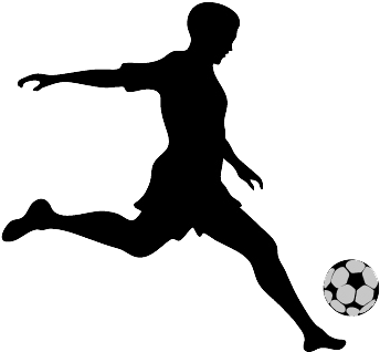 Free Softball Player Clipart Download Free Clip Art - Soccer Silhouette Clipart (375x327)