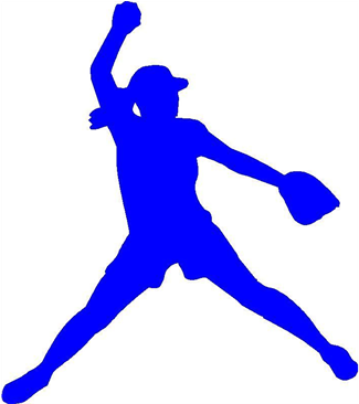 Fastpitch Softball Pitcher Silhouette - Softball Silhouette (960x365)