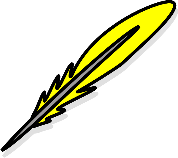 Closeness - Clipart - Clip Art Of Quill (600x531)