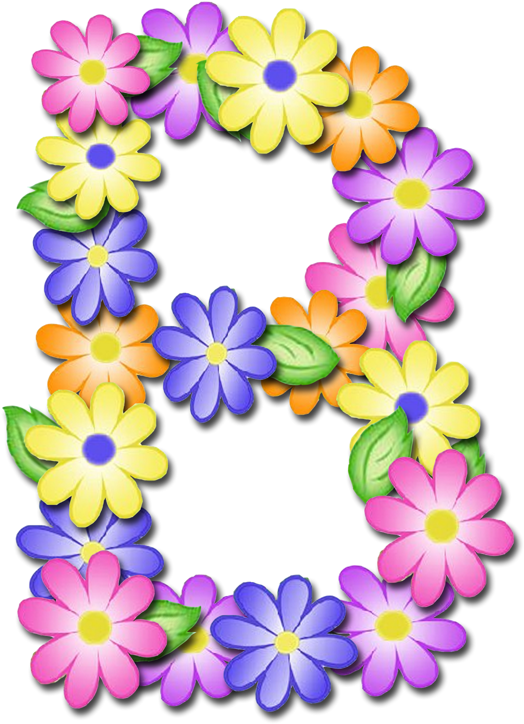 Find This Pin And More On Letras By Charlaneoliveira - Letra De Flores Moldes (1600x1533)