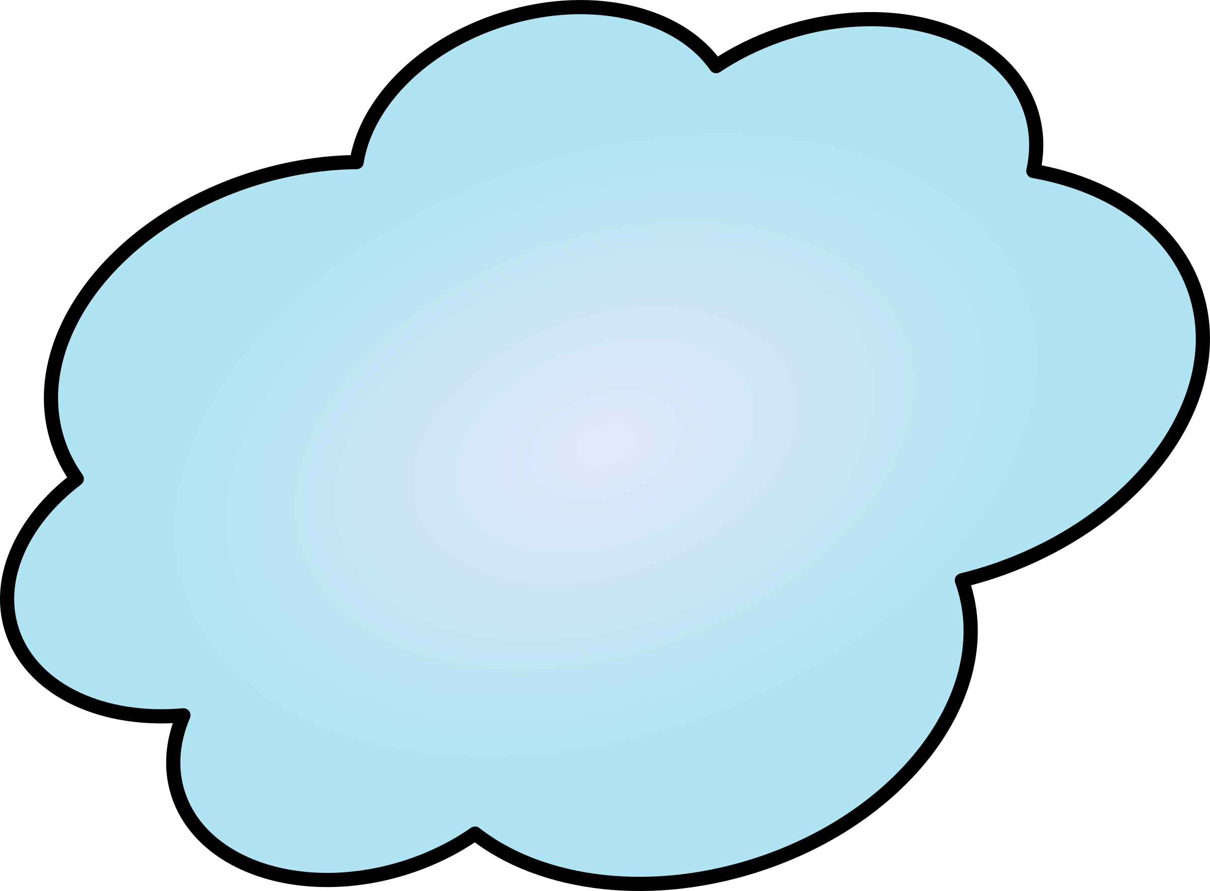Clipart - Cloud Clipart (2400x1768)