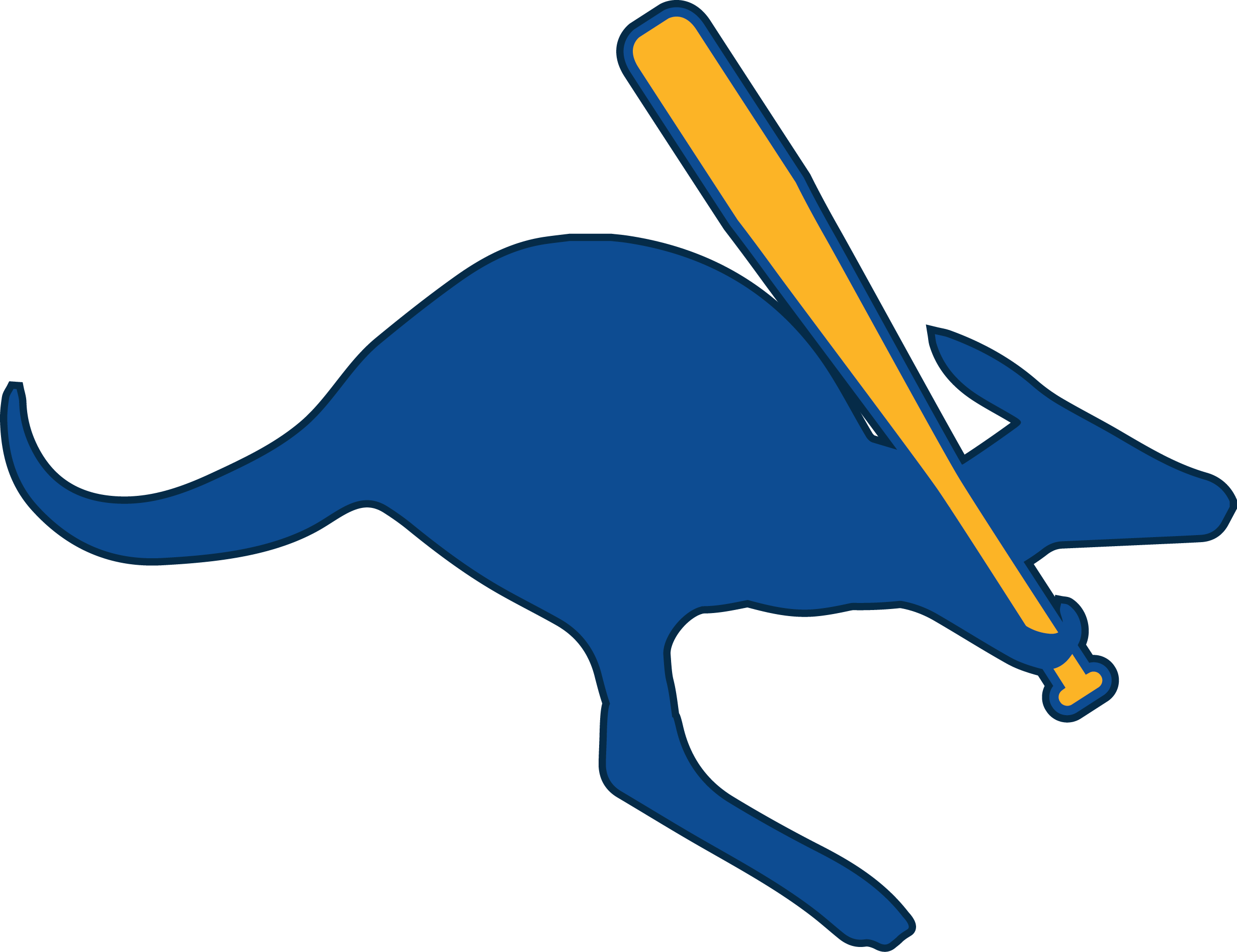 Court Baseball Clipart - Kangaroo Court Baseball Club (2459x1893)