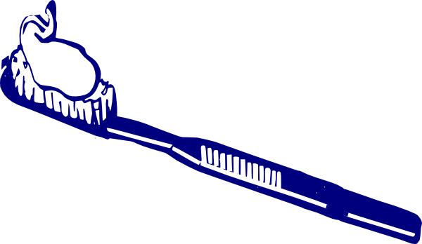 Tooth Brush Clip Art (600x348)