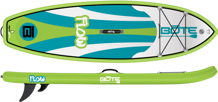 Bote Flow 8' Kids Inflatable - Paddle (746x349)