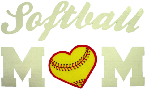 Softball Mom Vinyl Decal - Chalktalksports Softball Home Plate Vinyl Decal (480x297)