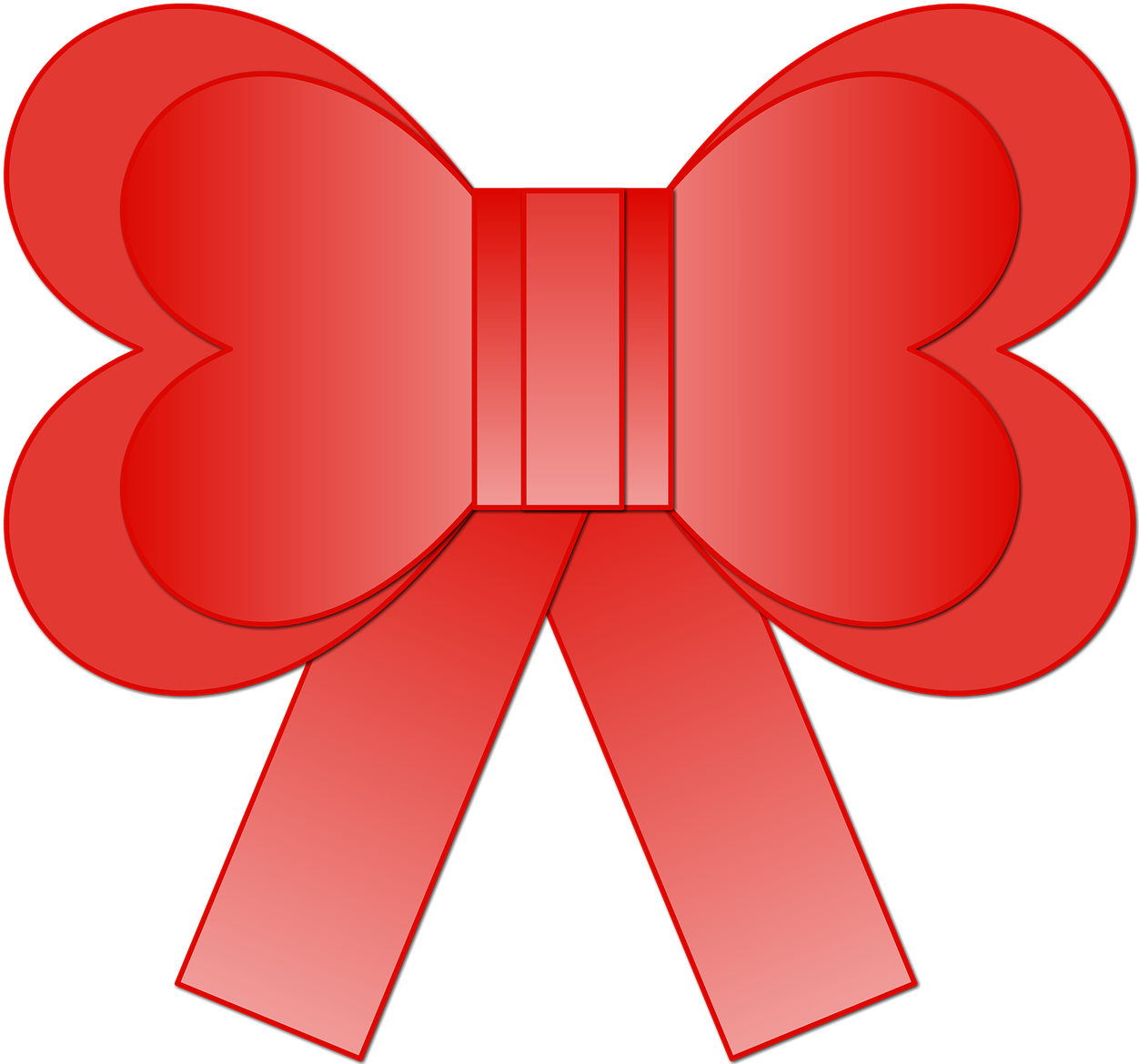 Lace, Red, Present, Red Bow, Red Ribbon - รูป โบว์ สี แดง (1280x1201)