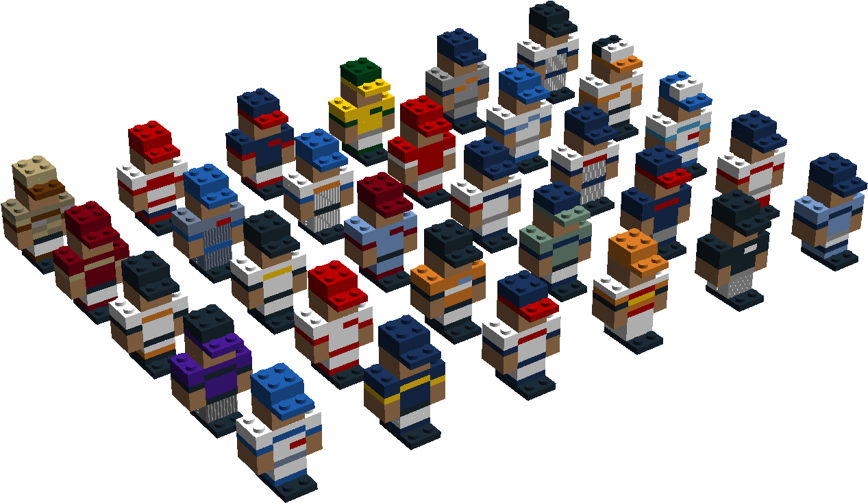 Nfl Football Players Wallpapers - Lego Baseball Players Mlb (1331x923)