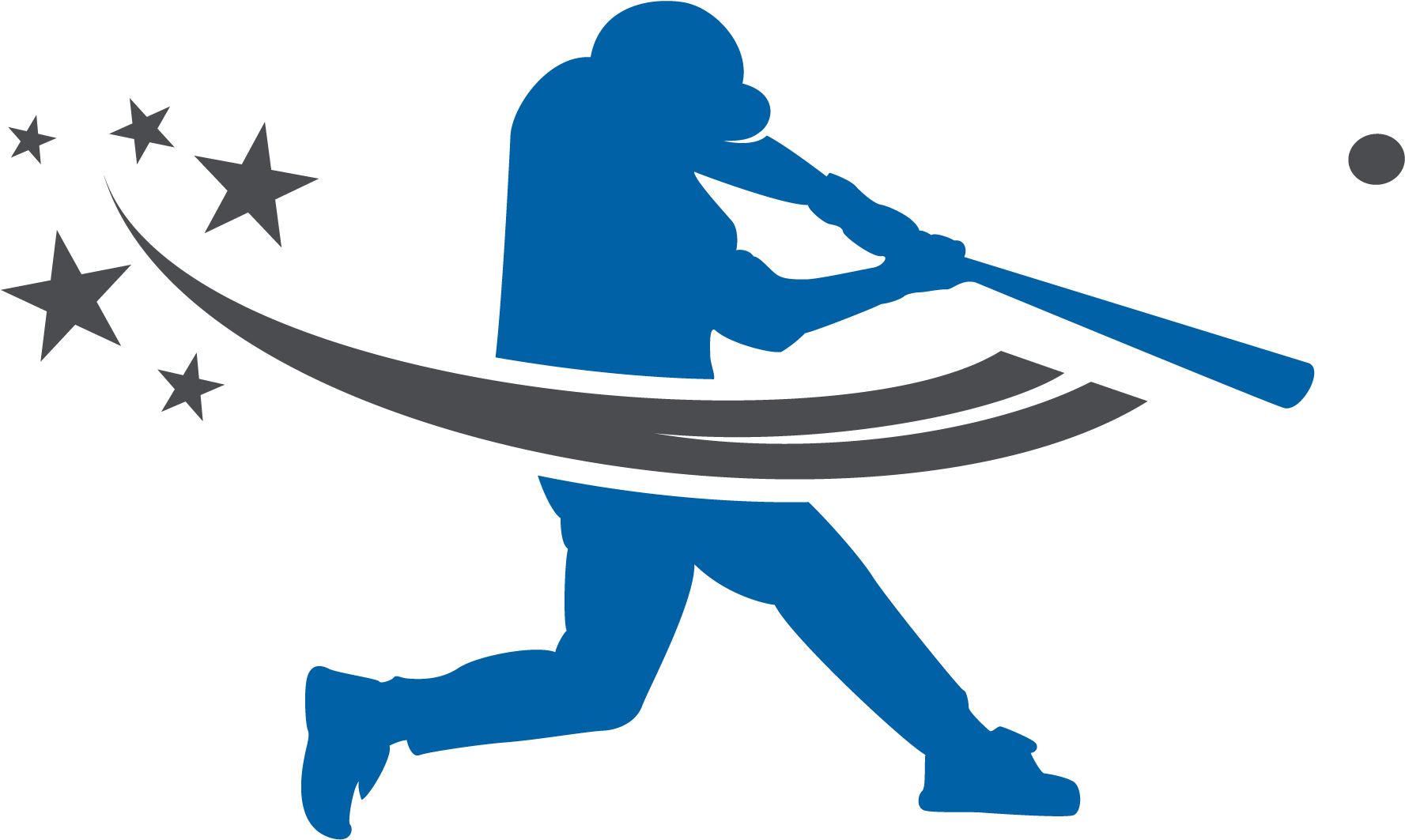 Baseball Silhouette Batting Clip Art - Baseball Silhouette (1813x1098)