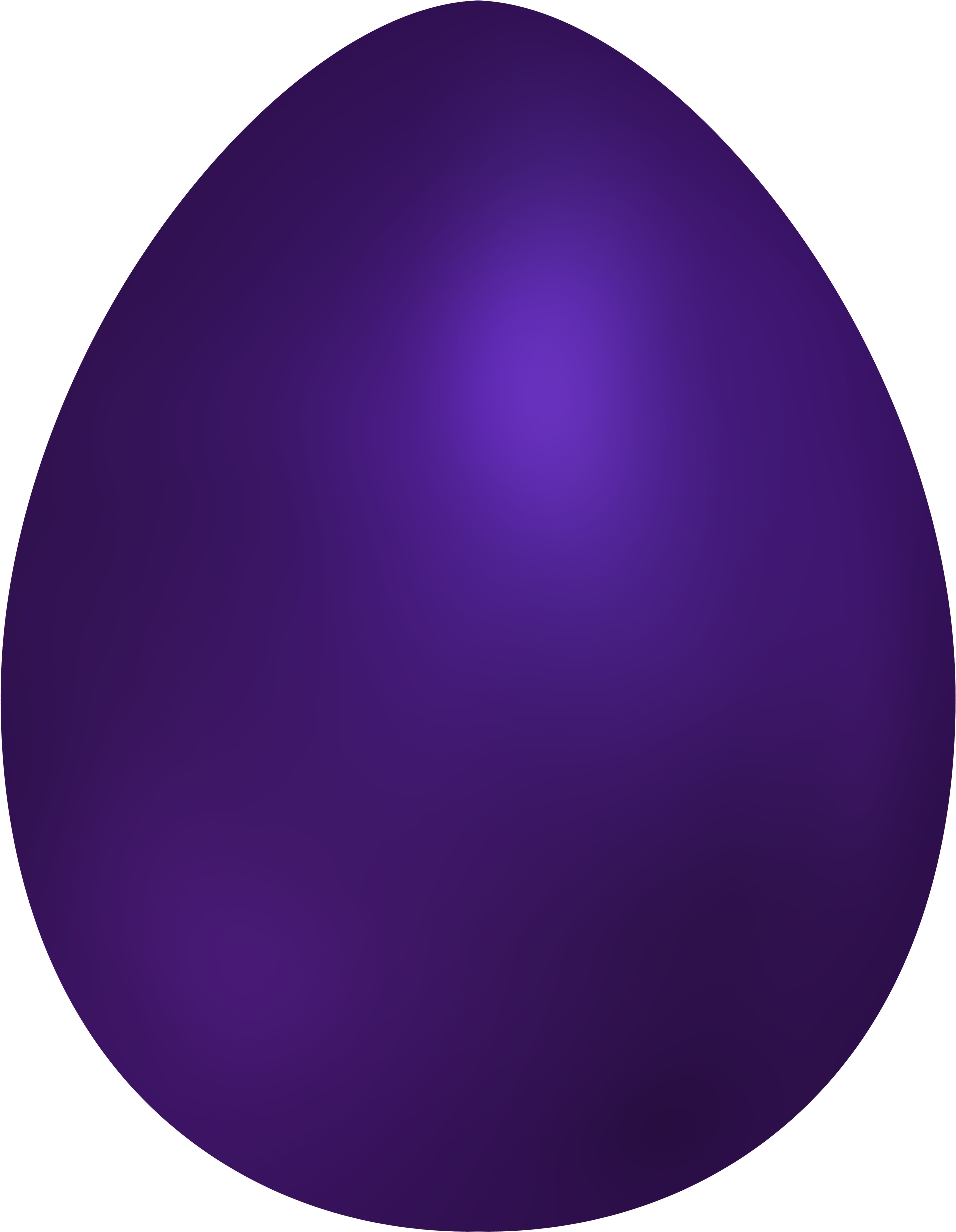 Dark Purple Easter Egg Png Clip Art - Egg Clipart Easter Egg Free (3879x5000)