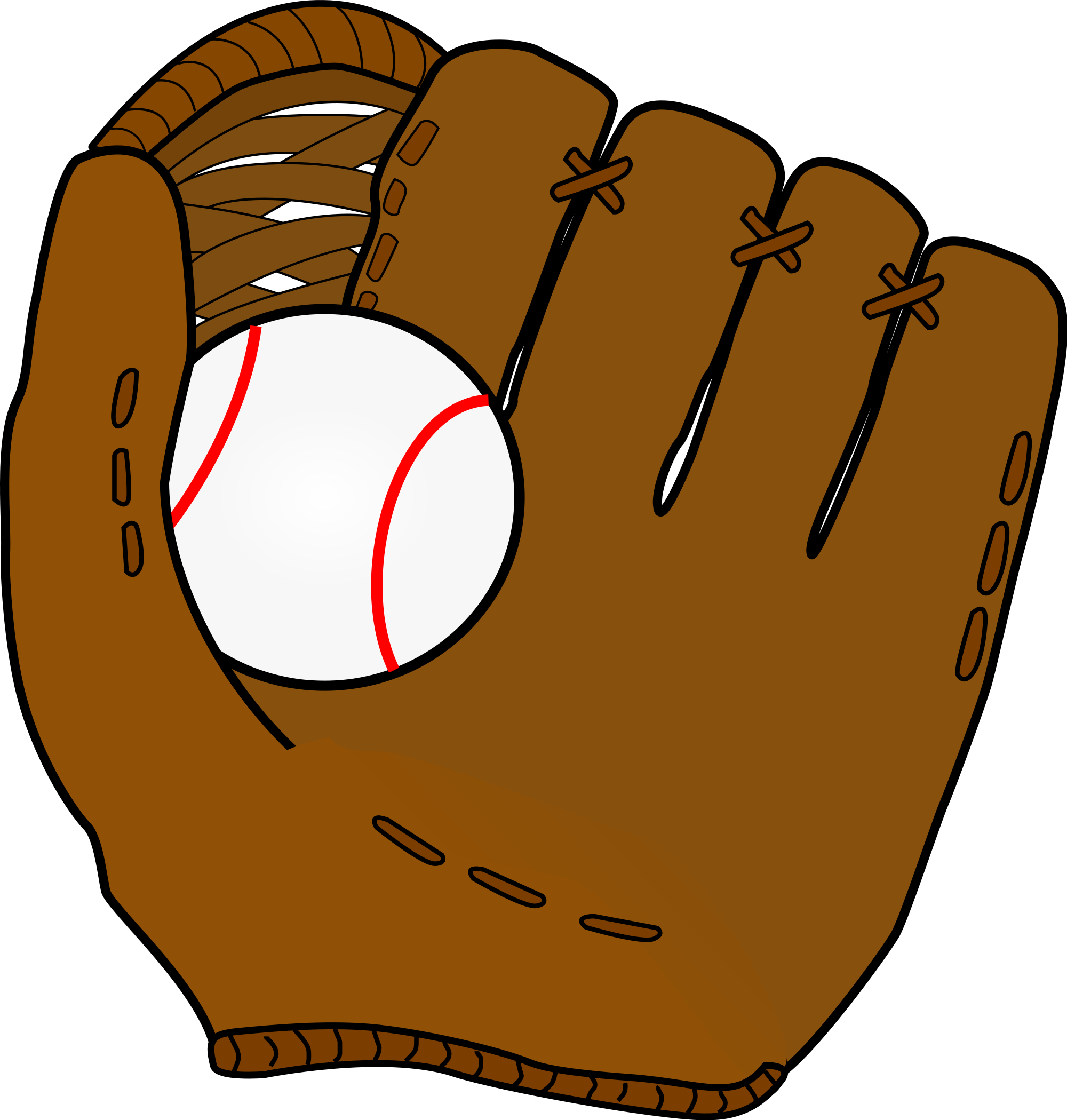 File - Mitlogo - Svg - Transparent Clipart Baseball Glove Png (2000x2099)