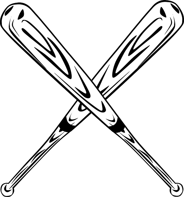 Free Vector Graphic - Baseball Bat Clip Art (596x640)