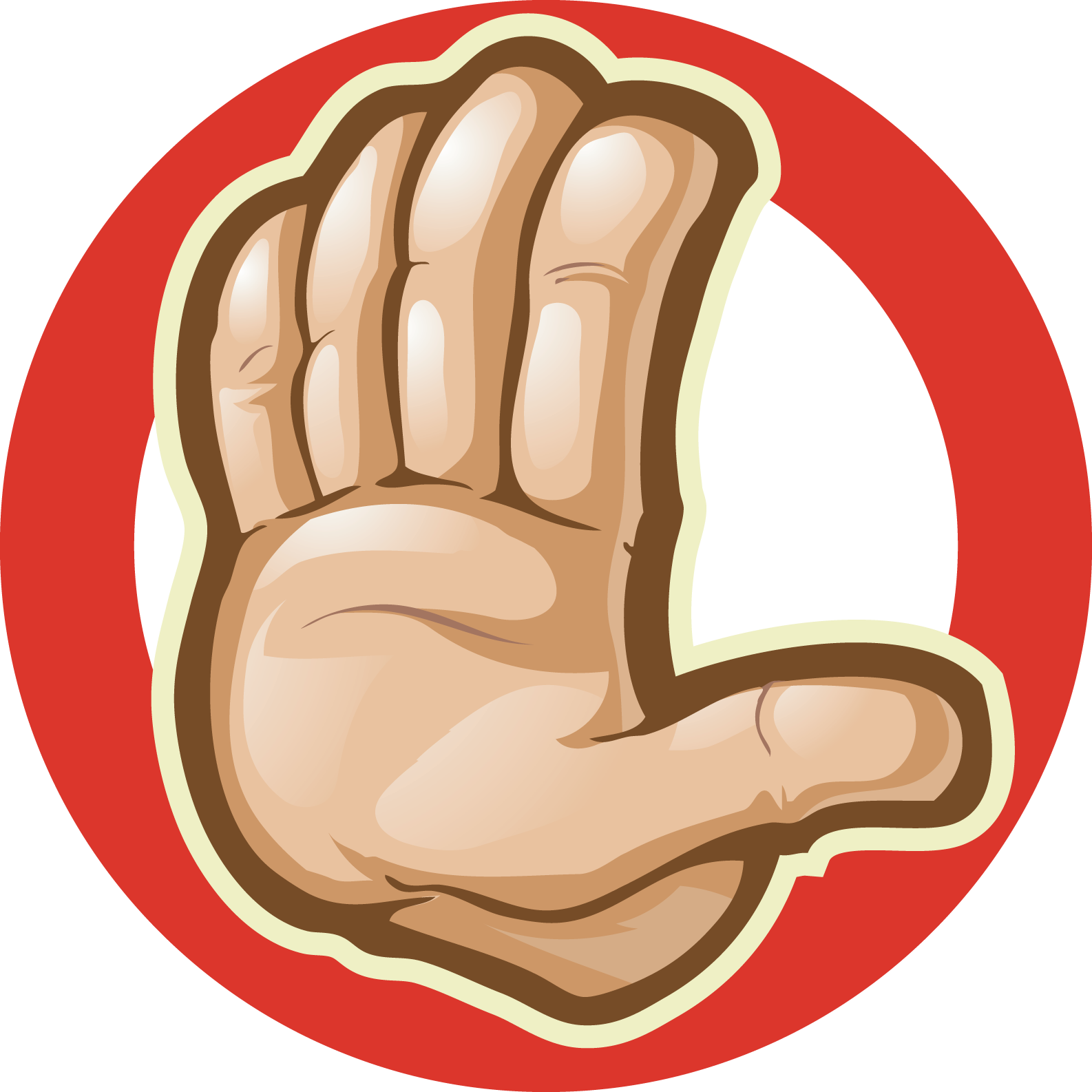 Stop Hand - Portrait Of A Man (1586x1586)