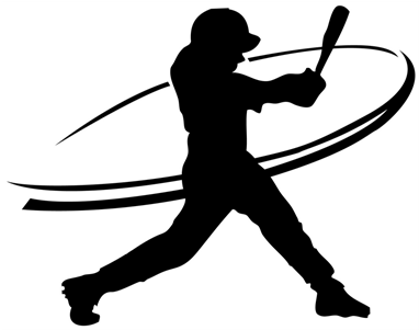 Baseball Swing - Softball Clipart (640x300)