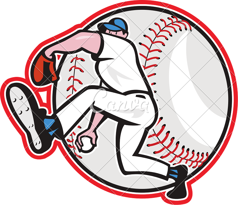 Baseball Pitcher Throw Ball - Baseball Pitcher Clip Art (800x688)