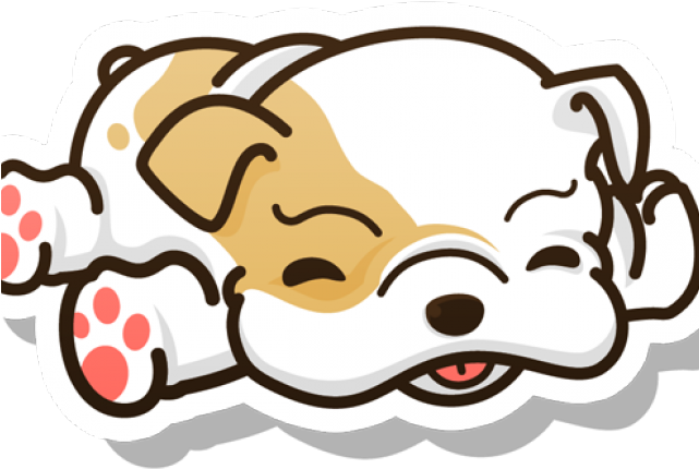 English Bulldog Clipart Kawaii - Funny Puppies (640x480)