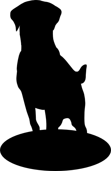 Dod Clip Art At Clker - Black Lab Clip Art (384x594)