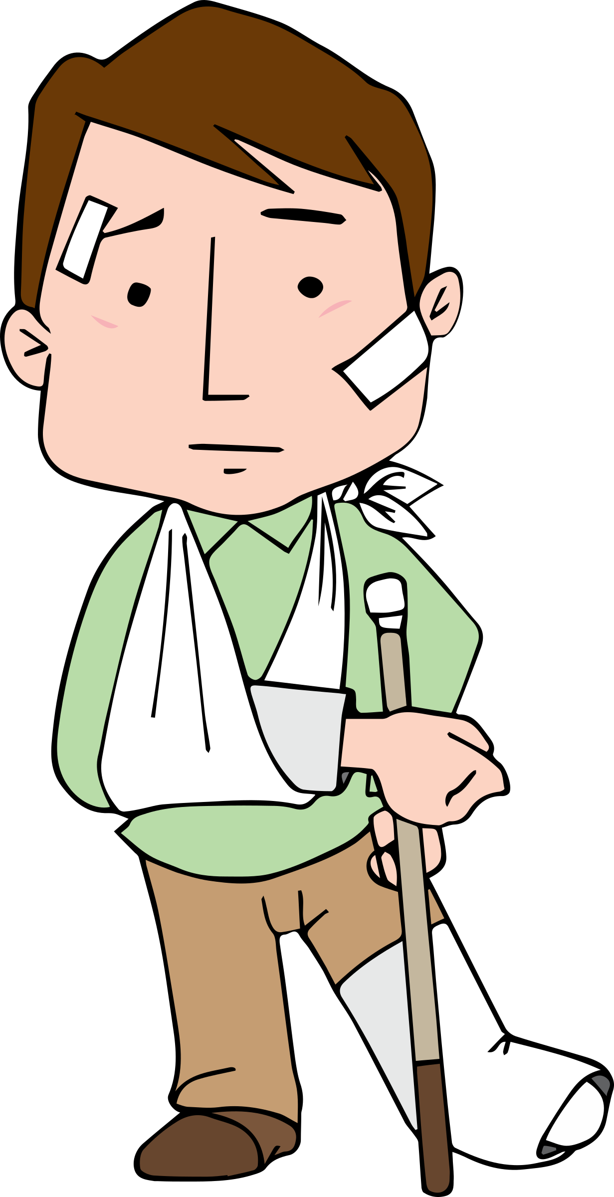 Clipart - Injured Clipart (1231x2400)